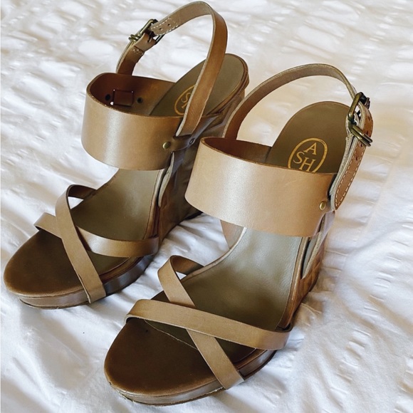Ash Marilyn Wedge Sandals - Picture 1 of 10